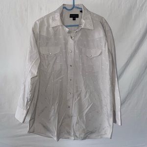Panhandle Slim Western Button Down Mens Sz 17-34 - Pearl Snap / Horses